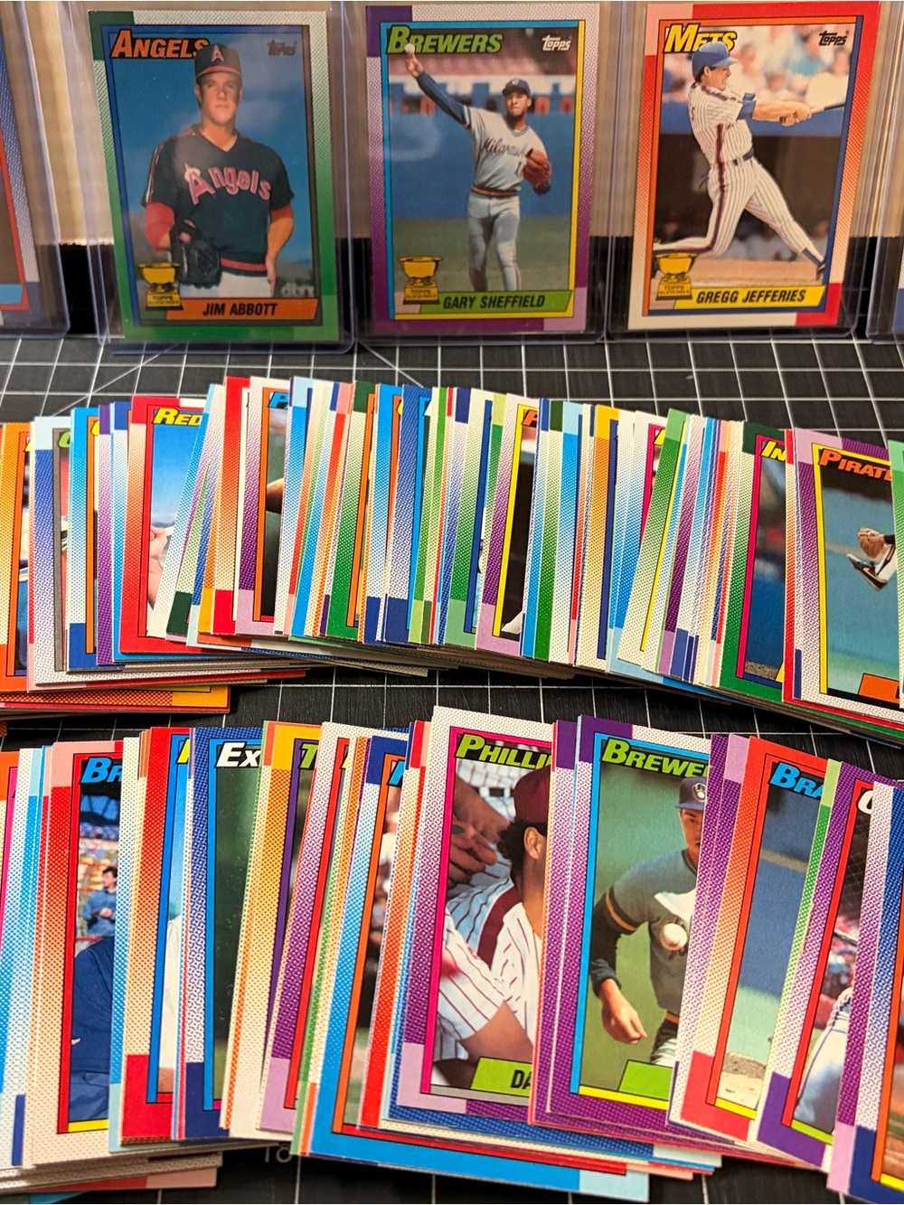 Vintage 1990 Topps Baseball Card Lot - Mint Condition